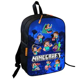 Шкільний рюкзак дитячий Minecraft + Сумка для взуття спортивної форми рюкзак-мішок для хлопчика (01711) - мініатюра 5