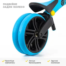 Біговел YVolution Yvelo Junior синій - мініатюра 4