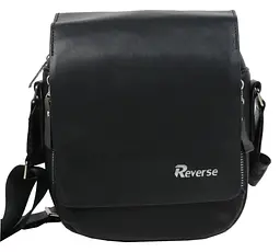 Сумка чоловіча-планшетка Reverse 19x22x8 см Чорний (F513 black) - мініатюра 2