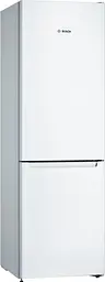Холодильник із нижньою морозильною камерою Bosch KGN36NW306 білий (KGN36NW306)