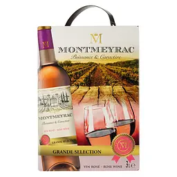 Набір. Уцінка. Вино Montmeyrac Rose, рожеве, сухе, 3 л 