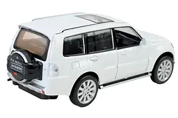 Іграшкова машинка позашляховик Mitsubishi Pajero 4WD Turbo 1:33 Автопром світлозвукові ефекти металева 68463W, коробка 18x9x8 см - мініатюра 5