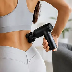 Перкусійний масажер MDHL Fascial Gun MD-9901 25 Вт +5 насадок - мініатюра 2