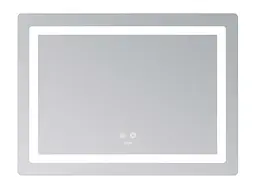 Дзеркало Lidz Kubis (KU2) 700х500 мм, прямокутне, з LED-підсвічуванням Touch, антизапотіванням, димером, регулюванням яскравості LD78LF90448486 - мініатюра 4