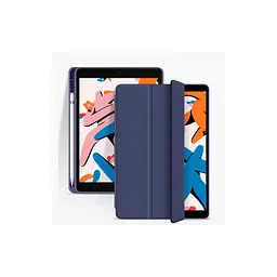 Чохол до планшета BeCover Tri Fold Soft TPU mount Apple Pencil Apple iPad Air 5 (2022) 10.9" Deep Blue (708454) - мініатюра 2