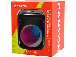 Портативна колонка Canyon OnFun 5 Black (CNE-PBSP5) - мініатюра 5