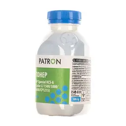 Тонер HP CLJ 1500/3000/4600/CP1215) CYAN 100г Patron (HCS-A-C-100) - мініатюра 2
