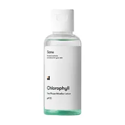 Міцелярна вода Sane Chlorophyll Two-Phase Micellar Lotion Двофазна 50 мл (4820266830335)