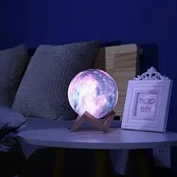 Настільний нічник світильник-светр Magic 3D COLOR Moon Light RGB з пультом - мініатюра 2