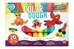 Набір для ліплення з тістом 41204 "Color Dough" 20 sticks LOVIN