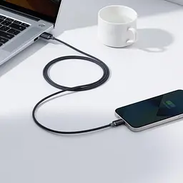 Кабель Baseus Crystal Shine Series Fast Charging Lightning 2.4A (2m) purple (CAJY000105) - мініатюра 5