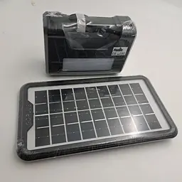 Ліхтар прожектор світлодіодний кемпінговий з сонячною панеллю Power Bank багатофункціональний 100W Forrlife FL-3272 - мініатюра 5
