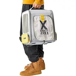 Рюкзак для перенесення Petkit X Zone Grey (P7703-G) [169179] - мініатюра 5