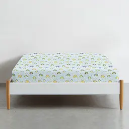 Простирадло Cosas на резинці 80х190х25 rainbow star blue, блакитний (RainbowStarBlue_80x190x25) - мініатюра 2