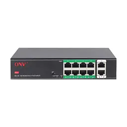 PoE-комутатор некерований 10-портовий ONV-H1108PSD з 8 портами PoE (73-00060) - мініатюра 2