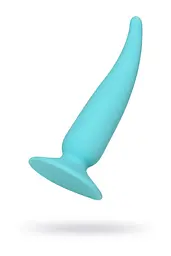 Анальна пробка ToDo Anal Plug Cappy 12.5 см (бірюзовий) - мініатюра 2