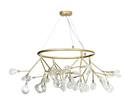 Люстра LED PETALS Levistella 918LP263-36 GD+CL