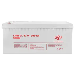 Гелевий акумулятор LogicPower LPM-GL 12V - 200 ампер-годин - мініатюра 3