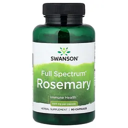 Екстракт розмарину Rosemary 400 mg Full Spectrum, 90 капсул Swanson vit0004329
