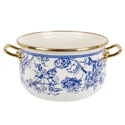 Каструля емальована Elmani Butterfly з кришкою 20 см 3.8 л (763-028) - мініатюра 2