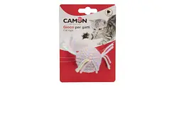 Іграшка для котів кольорова куля з дзвіночком Camon 4 см