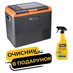Холодильник автомобільний Brevia 50л 22530 + Очисник для пластику Erla Kliv 750мл(na_223)
