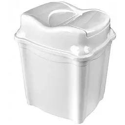 Смітник АКАY PLASTIK прям. "Whirpool" з/кр. Білий