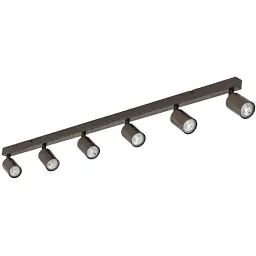 Світильник поворотний спот TK Lighting 6183 Top GU10 6x10W IP20 коричневий