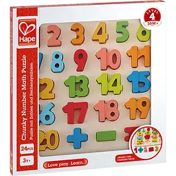 Дерев'яний пазл Hape Цифри (E1550) - мініатюра 3