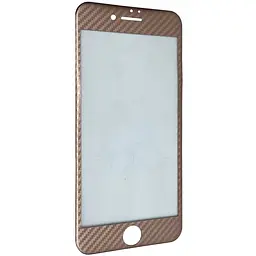 Захисне скло DK Full Glue Carbon Edge для Apple iPhone 7 Plus/8 Plus rose gold