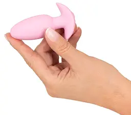 Анальна пробка Cuties Mini Butt Plug 8 см (рожевий) - мініатюра 5