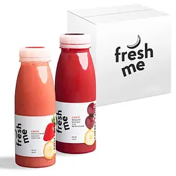 Смузі FreshMe Berry Collection ягідна колекція Набір 250 мл х 14 шт