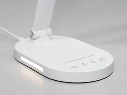 Настільна лампа LED Diasha 5503WH, 6W, білий, з димером та таймером, сучасний стиль - мініатюра 4