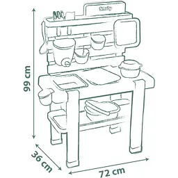Кухня Smoby Life Садівництво 72x36x99 см (7600840208) - мініатюра 4