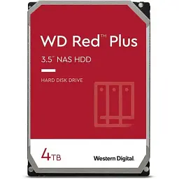 Накопичувач HDD WD SATA 4.0TB Red Plus 5400rpm 128MB (40EFZZ)