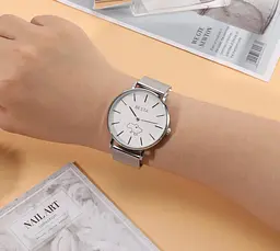 Наручний годинник жіночий Besta Love UA Silver Сріблястий (3142) - мініатюра 9