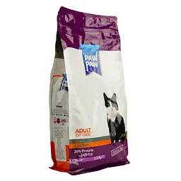 Сухий корм для дорослих котів Pawpaw Преміум з куркою 1.5 кг - мініатюра 3