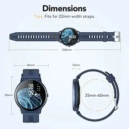 Смарт-годинник Agptek LW11 Blue - мініатюра 2