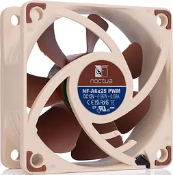 Вентилятор Noctua NF-A6x25 PWM 60mm - мініатюра 2