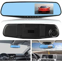 Автомобільний відеореєстратор з двома камерами Vihicle Blackbox DVR L 9000 - мініатюра 5