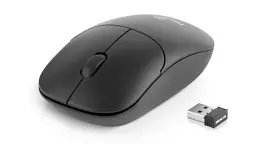 Миша REAL-EL RM-313W Wireless, Black, бездротова, USB, оптична, 1000 dpi, 2 кнопки, 2xAAA