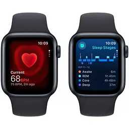 Смарт-годинник Apple Watch SE 2 GPS 40mm Midnight Aluminium Case with Midnight Sport Band M/L (MR9Y3) - мініатюра 5