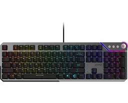 Клавіатура механічна MSI Strike-600 Silent RGB Silver - мініатюра 1
