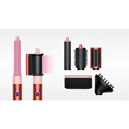 Фен-стайлер Dyson Airwrap Long Volumise Strawberry Bronze/Blush Pink (581840-01) EU [119240] - мініатюра 2
