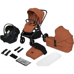 Коляска універсальна Lionelo Mika Plus 3 в 1 brown rust (LO-MIKA PLUS 3IN1 BROWN RUST) - мініатюра 15