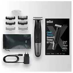 Тример для тіла (бодігромер)/Тример для бороди та вусів Braun XT5200 - мініатюра 3