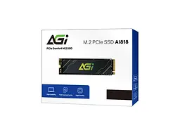 SSD-накопичувач AGI AI818 M.2 NVMe 2 TB (2T0G43AI818-CB) - мініатюра 3