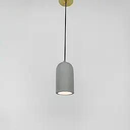 Підвіс Terrazzo Dome із сірим бетонним плафоном 18х10 см Line.F MJ 166/1 GR - мініатюра 7