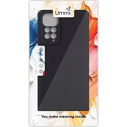 Чохол Silicone Cover Ummi Lakshmi Full Camera (AA) для Xiaomi Redmi Note 11 (Global) / Note 11S Чорний / Black - мініатюра 2