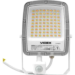 Світлодіодний прожектор Videx F5 50W з датчиком руху і освітленості White (VL-F5-050CW-S) [168704] - мініатюра 3